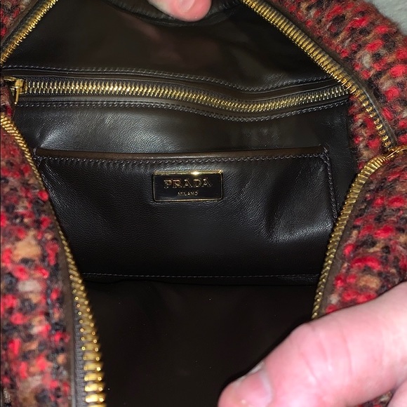 Prada Tapestry bag with id card - Picture 7 of 8